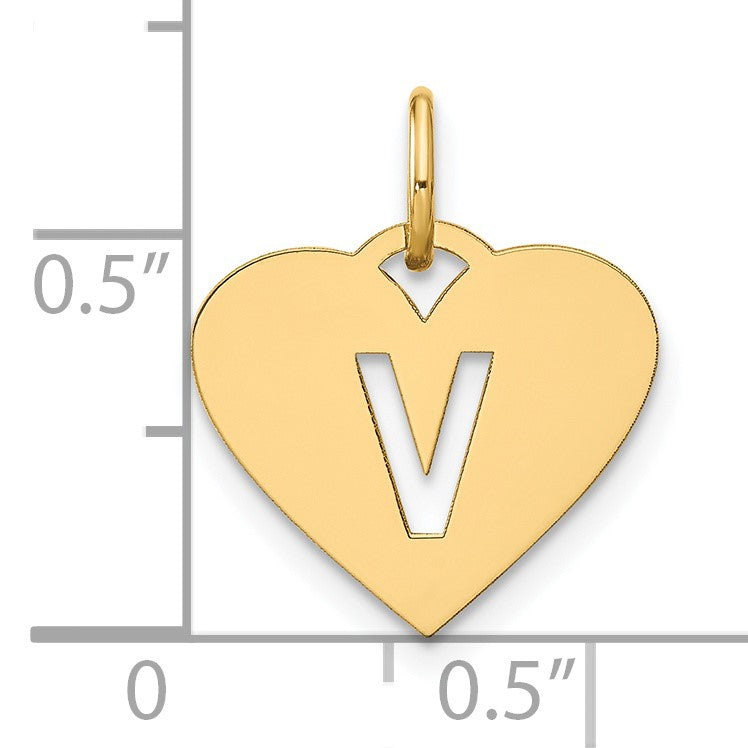 14ky Initial Letter V Initial Charm