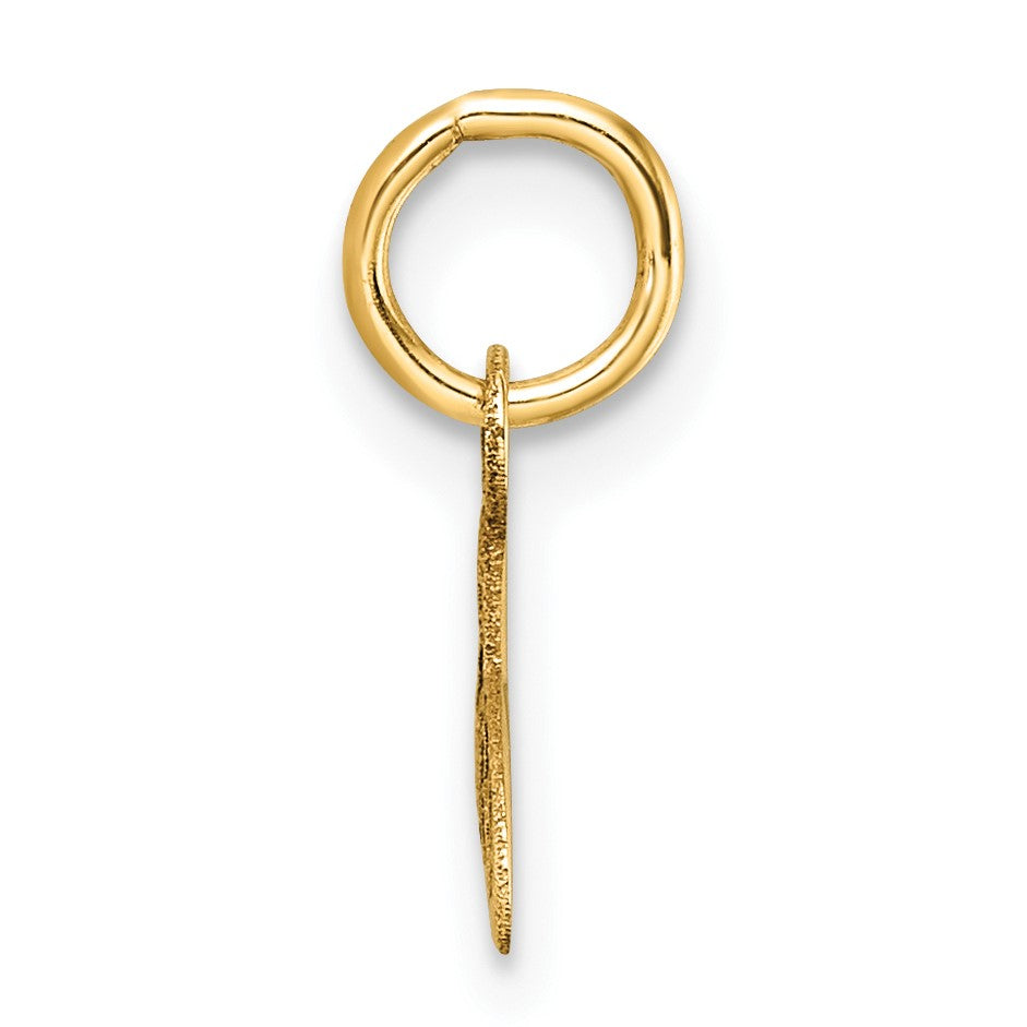 14K Uppercase Letter A Initial Charm