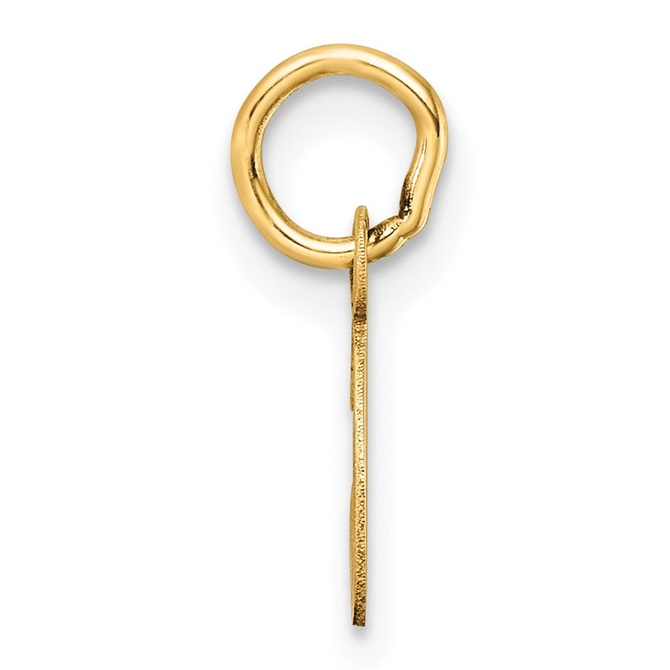 14K Uppercase Letter C Initial Charm