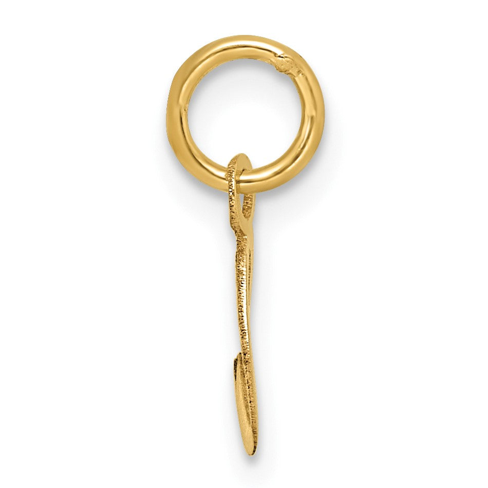 14K Uppercase Letter C Initial Charm