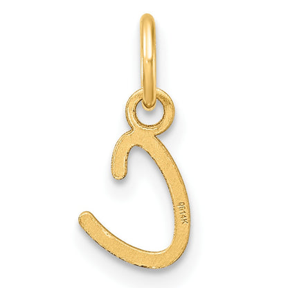 14K Uppercase Letter C Initial Charm