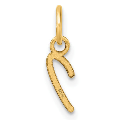 14K Uppercase Letter I Initial Charm
