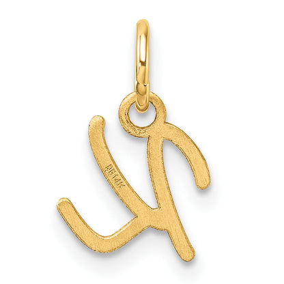 14K Uppercase Letter K Initial Charm