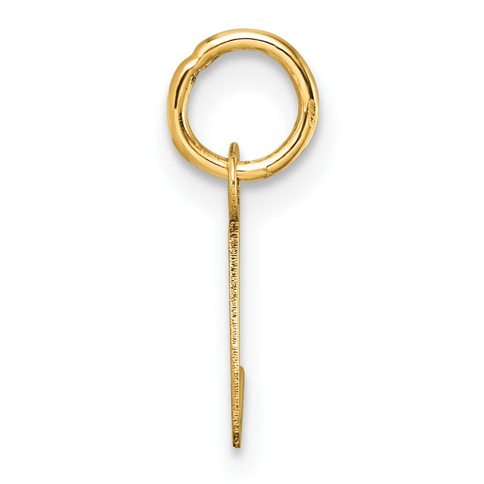 14K Uppercase Letter L Initial Charm