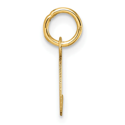 14K Uppercase Letter L Initial Charm