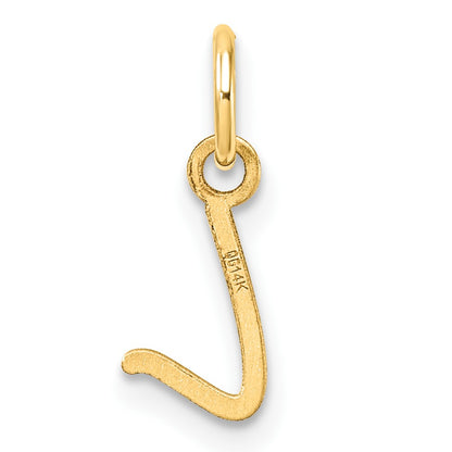 14K Uppercase Letter L Initial Charm