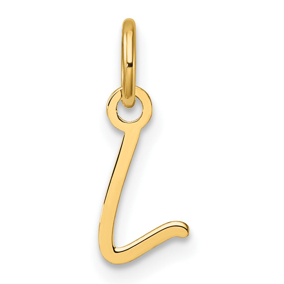 14K Uppercase Letter L Initial Charm