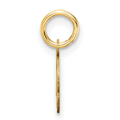 14K Uppercase Letter O Initial Charm