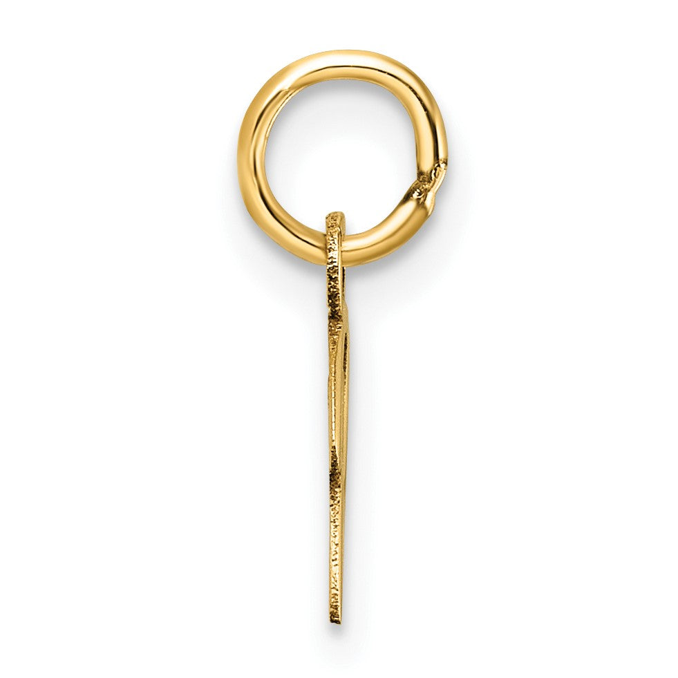 14K Uppercase Letter P Initial Charm