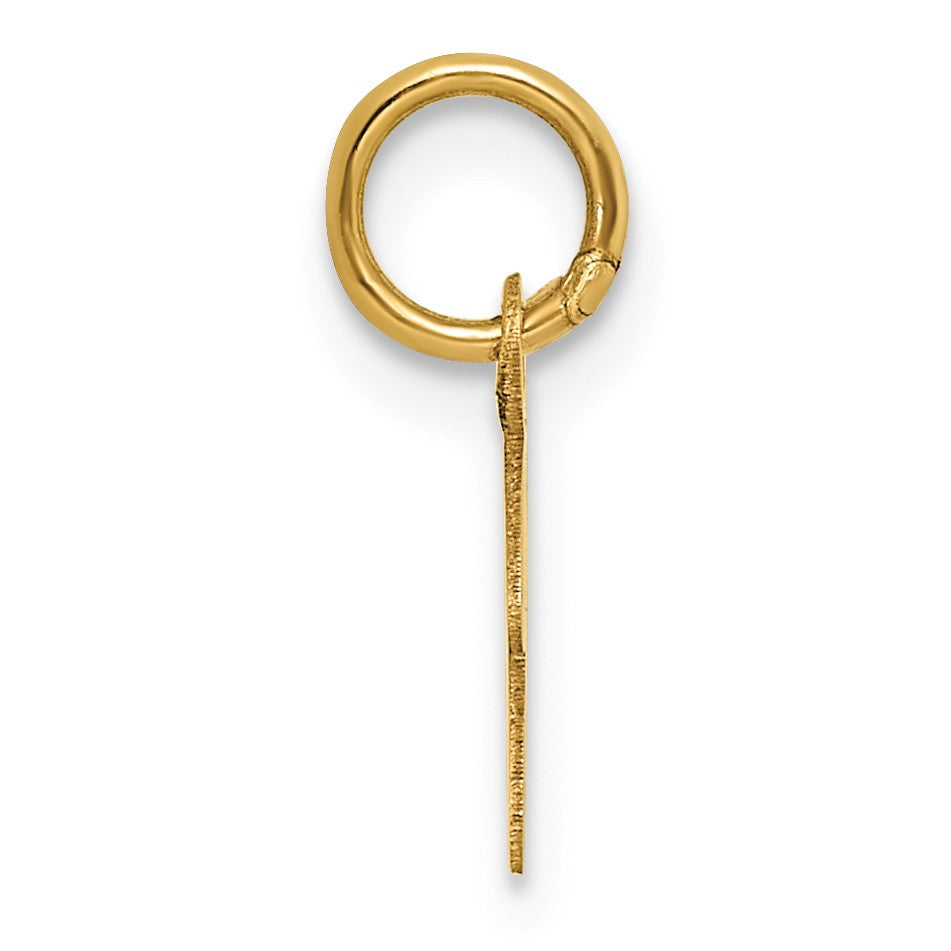 14K Uppercase Letter P Initial Charm
