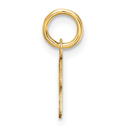 14K Uppercase Letter R Initial Charm