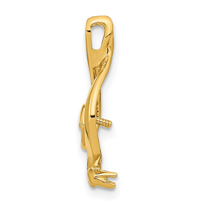 14k Pearl Pendant and Diamond Mounting