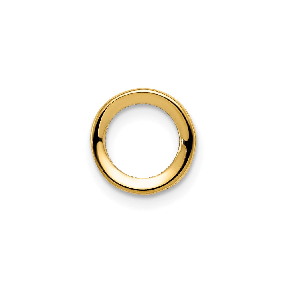 14k 5mm Round Bezel Pendant Mounting