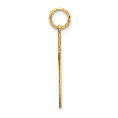 14K Laser Designed Cross Pendant