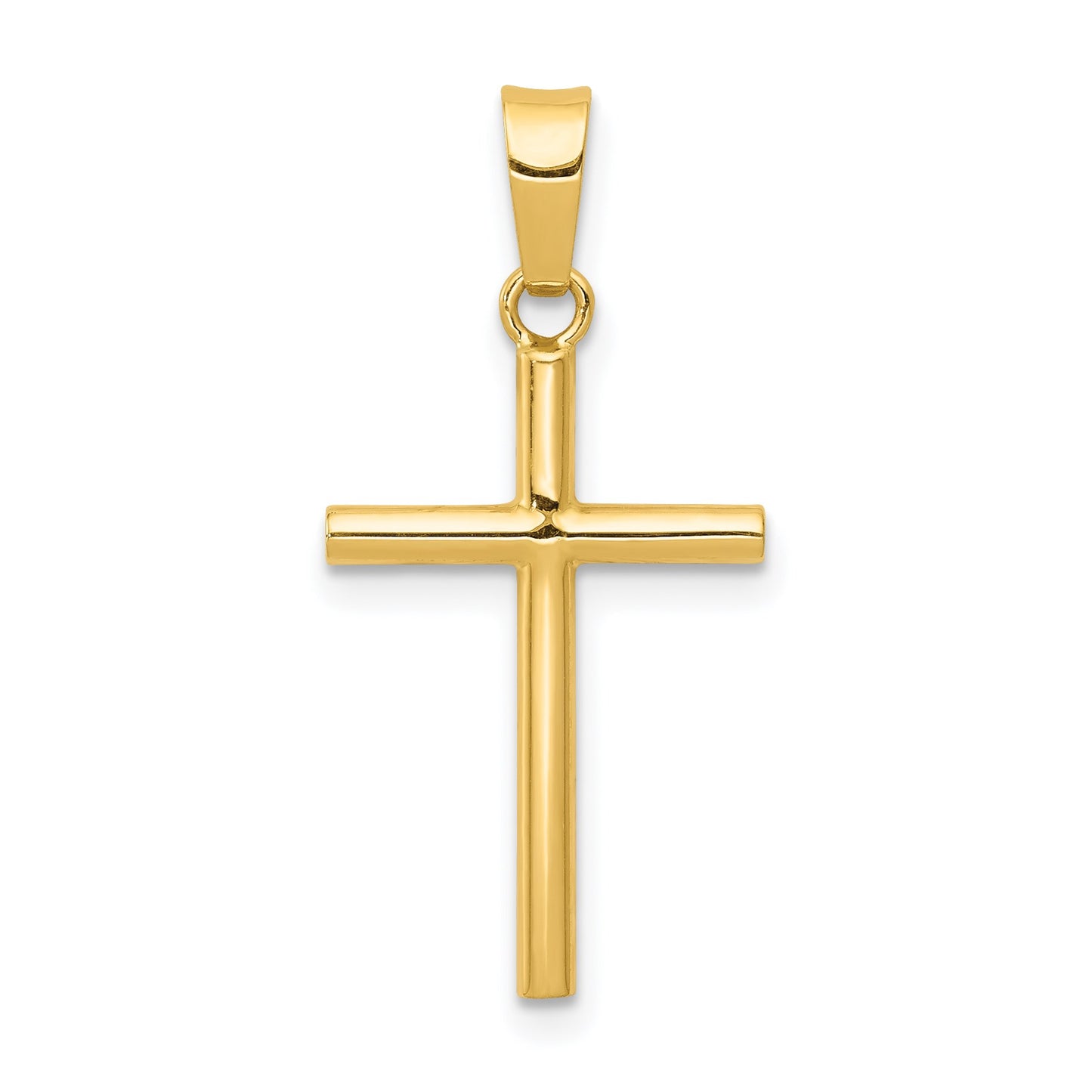 14k Polished Cross Pendant