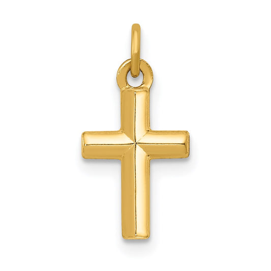 14k Polished Cross Pendant