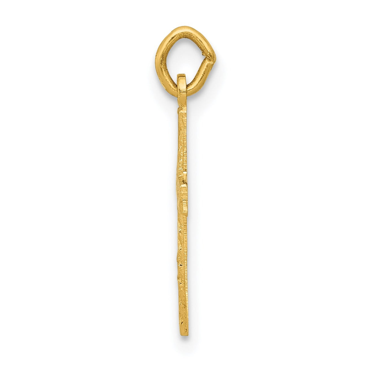 14k Small Cross Charm