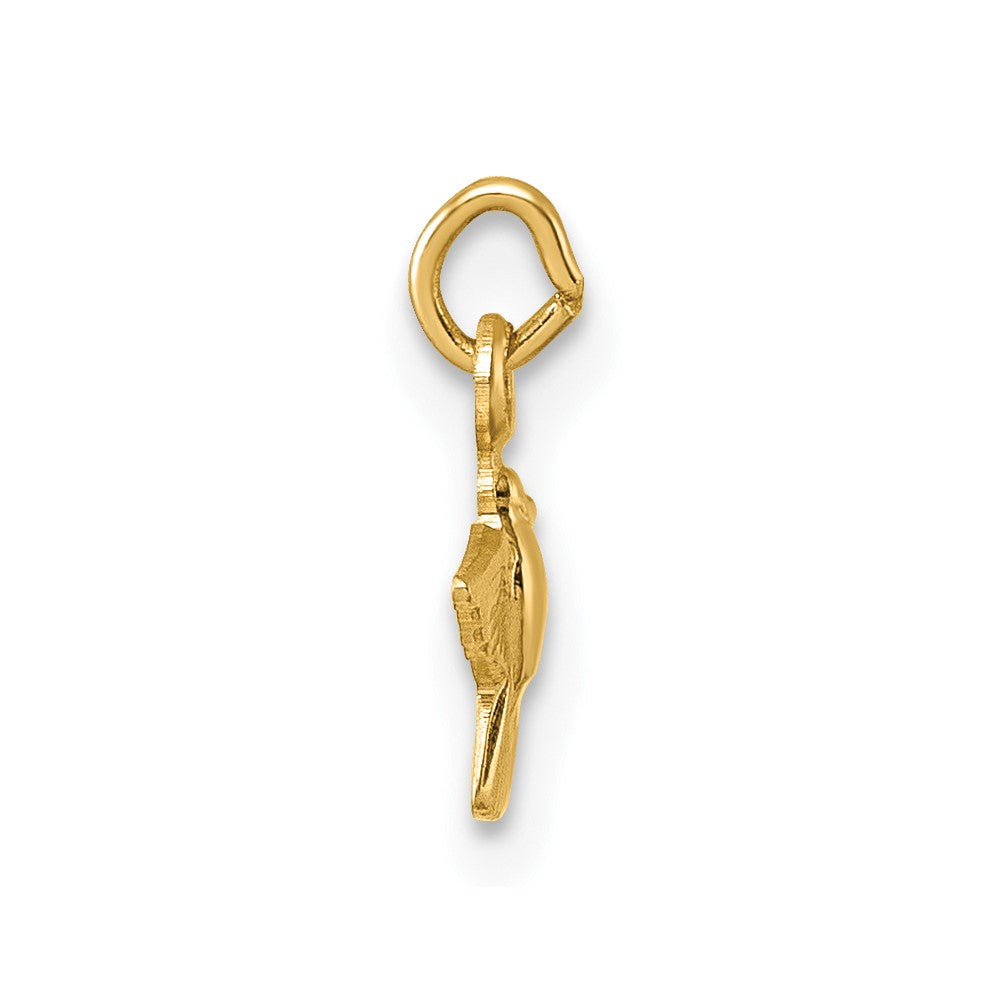 14k Polished Dove Pendant