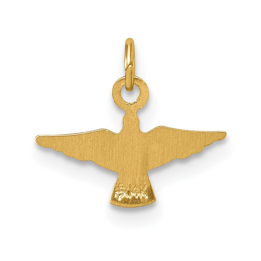 14k Polished Dove Pendant