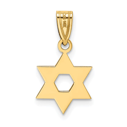 14k Star of David Pendant
