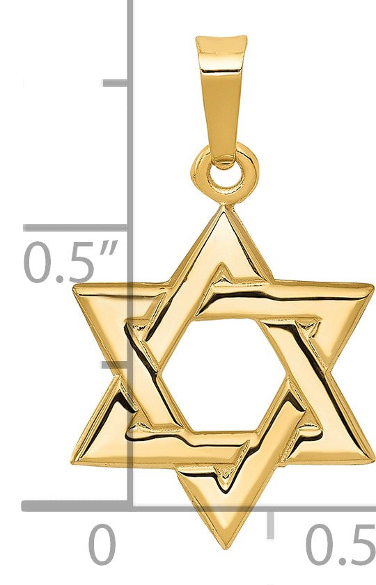 14k Star of David Pendant