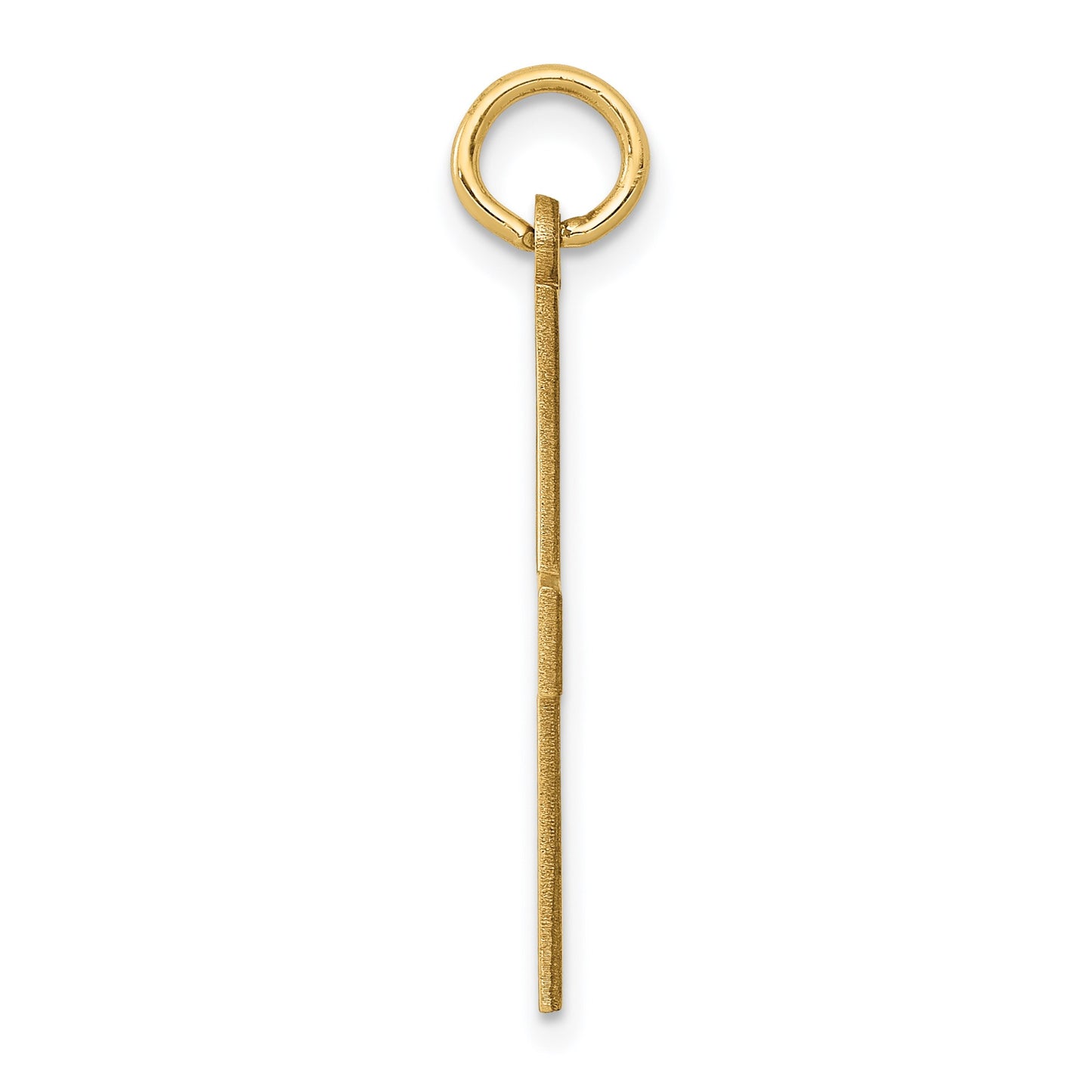 14K Laser Designed Greek Cross Pendant
