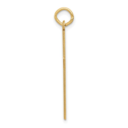 14K Laser Designed Cross Pendant