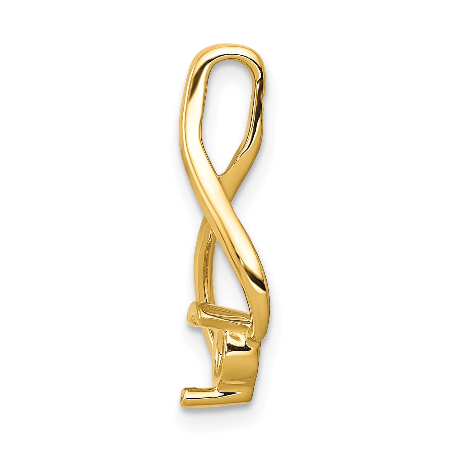 14k Holds 4mm Stone Fancy Slide Mounting Fits up to 2mm Regular/5mm Fancy or Reversible Omega