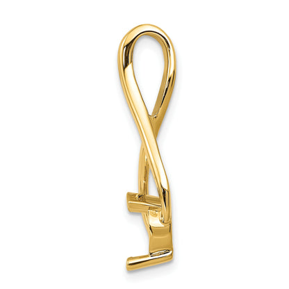 14k Holds 5.8mm Stone Fancy Slide Mounting Fits up to 2mm Regular/6mm Fancy or Reversible Omega