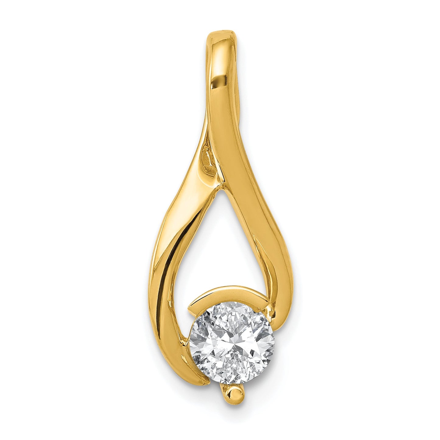 14k Holds 5.8mm Stone Fancy Slide Mounting Fits up to 2mm Regular/6mm Fancy or Reversible Omega