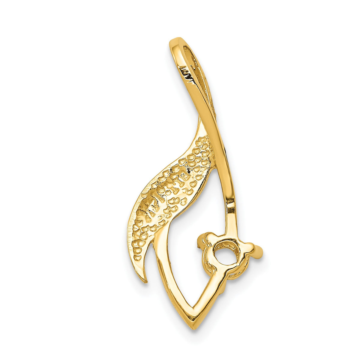 14k Holds 4mm Stone Fancy Slide Mounting Fits up to 2mm Regular/6mm Fancy or Reversible Omega