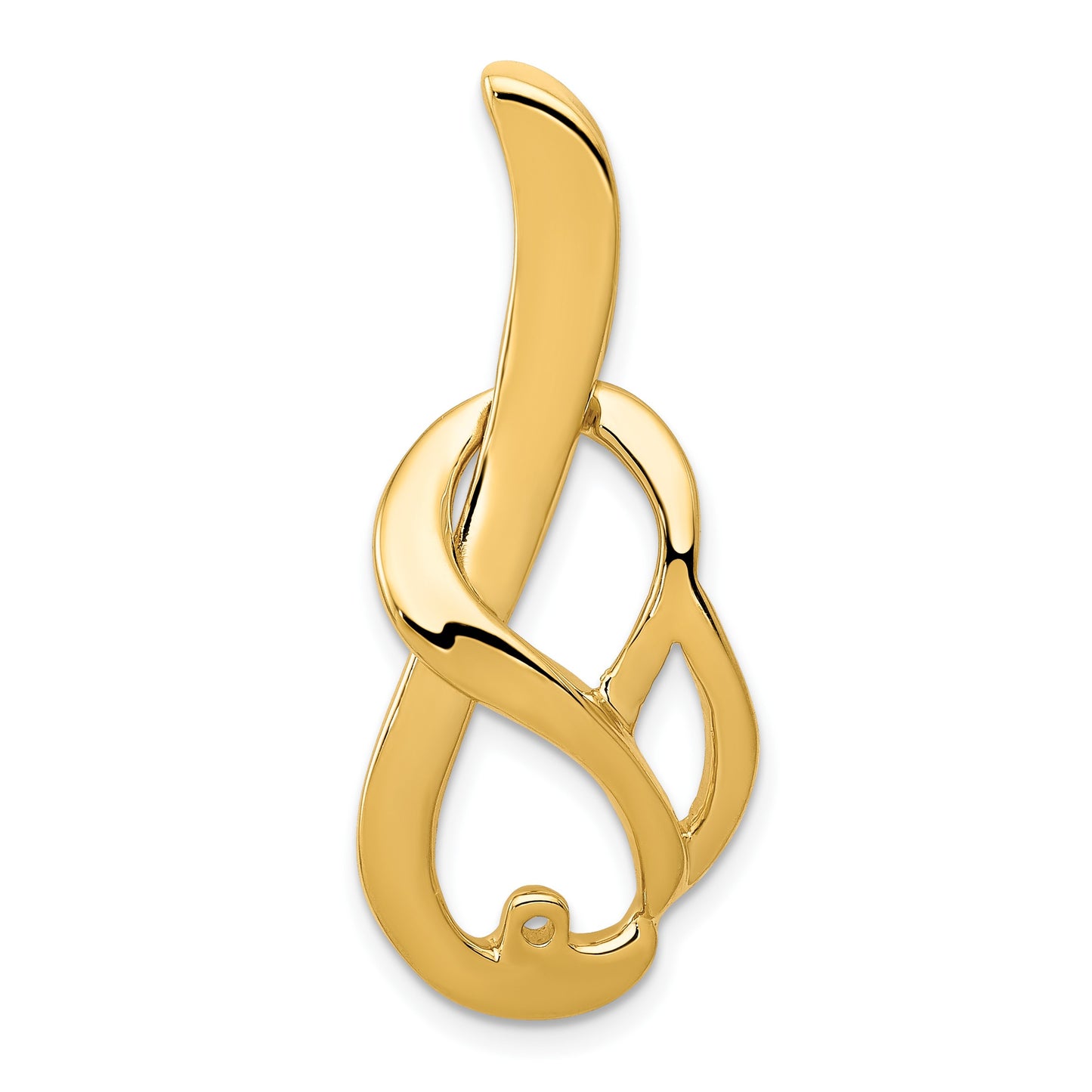 14k Peg-Set Fancy Slide Mounting Fits up to 4mm Regular/6mm Fancy or Reversible Omega
