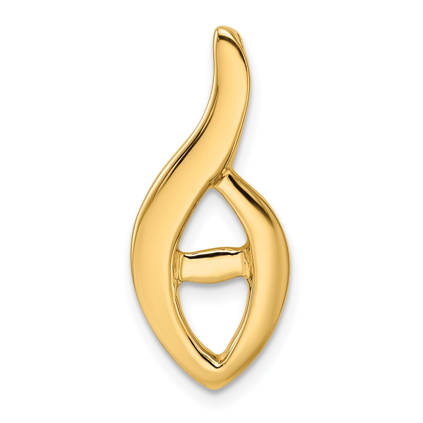 14k Peg-Set Diamond Slide Mounting Fits up to 2mm Regular/3mm Fancy or Reversible Omega