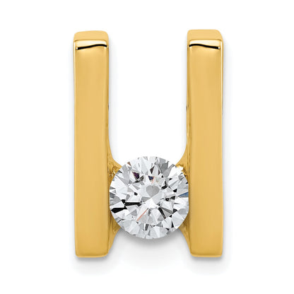 14k Holds 6mm Stone Slide Mounting Fits up to 6mm Regular/8mm Fancy or Reversible Omega