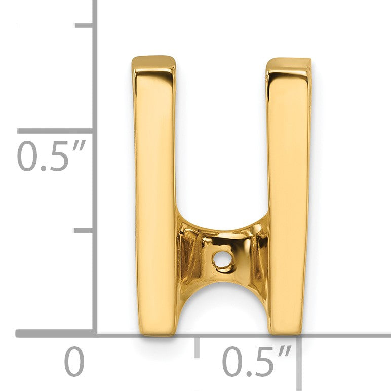 14k Holds 6mm Stone Slide Mounting Fits up to 6mm Regular/8mm Fancy or Reversible Omega