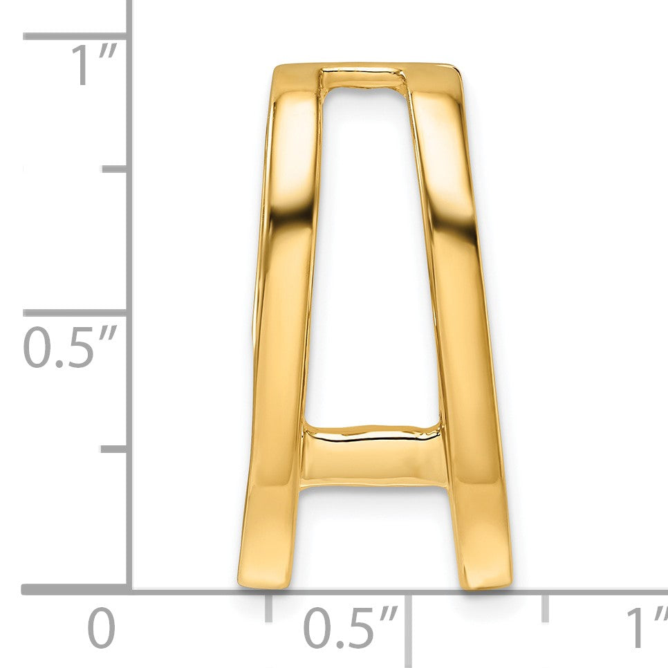 14k Holds 6.8mm Stone Slide Mounting Fits up to 6mm Regular/8mm Fancy or Reversible Omega