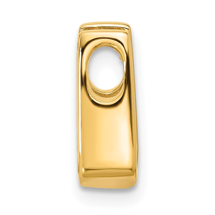 14k Holds 4.0mm Stone Slide Mounting Fits up to 2mm Regular/3mm Fancy or Reversible Omega