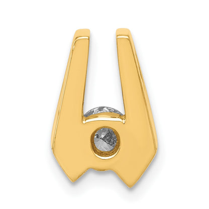14k Holds 4.5mm Stone Slide Mounting Fits up to 2mm Regular/3mm Fancy or Reversible Omega