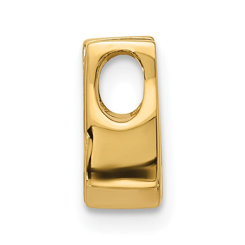 14k Holds 3.75mm Stone Slide Mounting Fits up to 2mm Regular/3mm Fancy or Reversible Omega