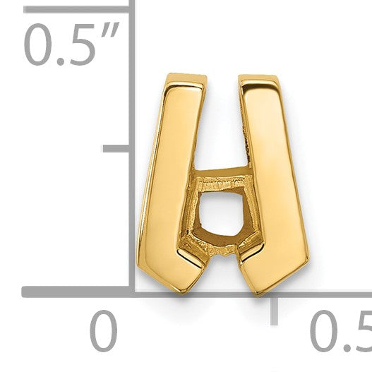 14k Holds 3.75mm Stone Slide Mounting Fits up to 2mm Regular/3mm Fancy or Reversible Omega