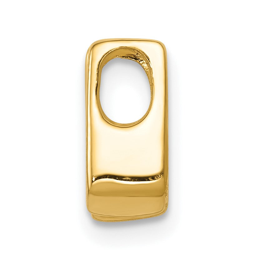 14k Complete A 3.75mm Diamond Slide Fits up to 2mm Regular/3mm Fancy or Reversible Omega