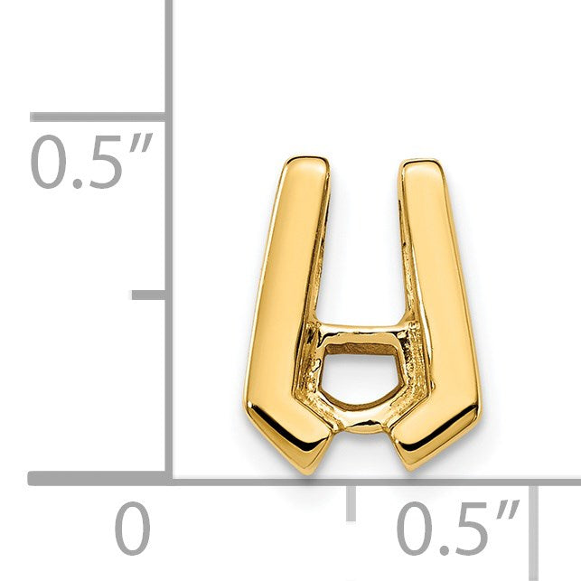 14k Holds 4.5mm Stone Slide Mounting Fits up to 2mm Regular/3mm Fancy or Reversible Omega