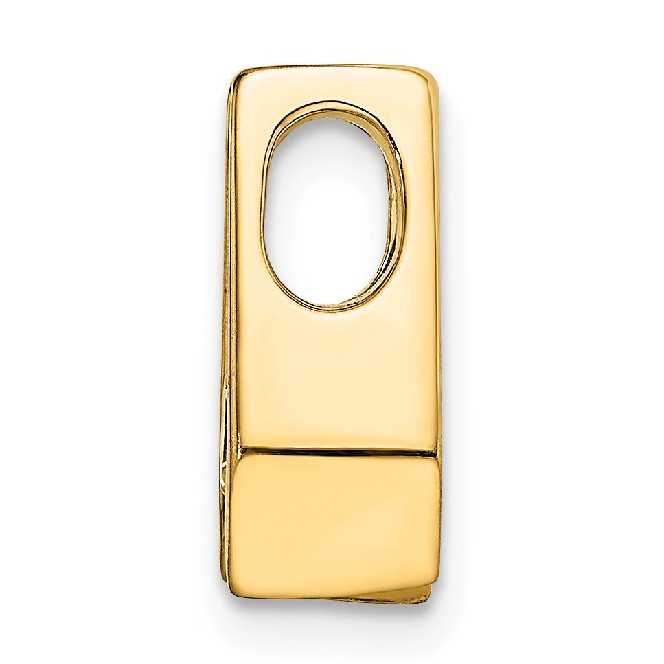 14k Complete AA 4.5mm Diamond Slide Fits up to 2mm Regular/3mm Fancy or Reversible Omega