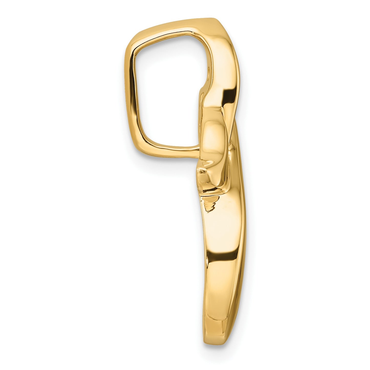 14k Peg-Set and Channel Diamond Slide Mounting Fits up to 6mm Regular/8mm Fancy or Reversible Omega