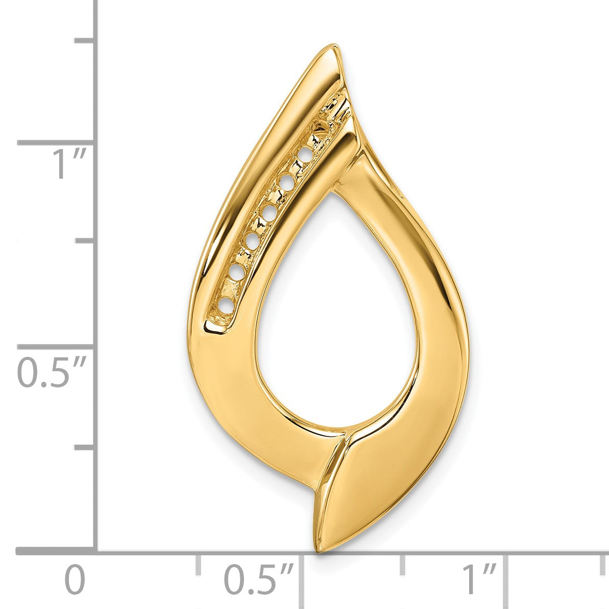 14k Holds 7-1.9mm Stones Slide Mounting Fits up to 6mm Regular/8mm Fancy or Reversible Omega