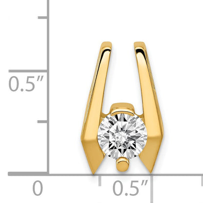 14k Holds 5.75mm Stone Slide Mounting Fits up to 2mm Regular/5mm Fancy or Reversible Omega