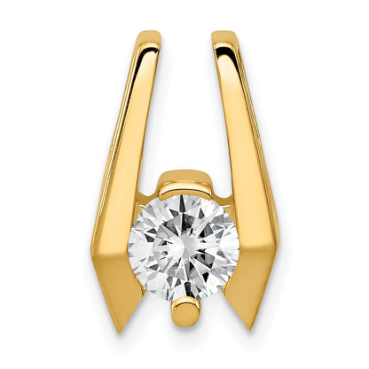 14k Holds 5.75mm Stone Slide Mounting Fits up to 2mm Regular/5mm Fancy or Reversible Omega