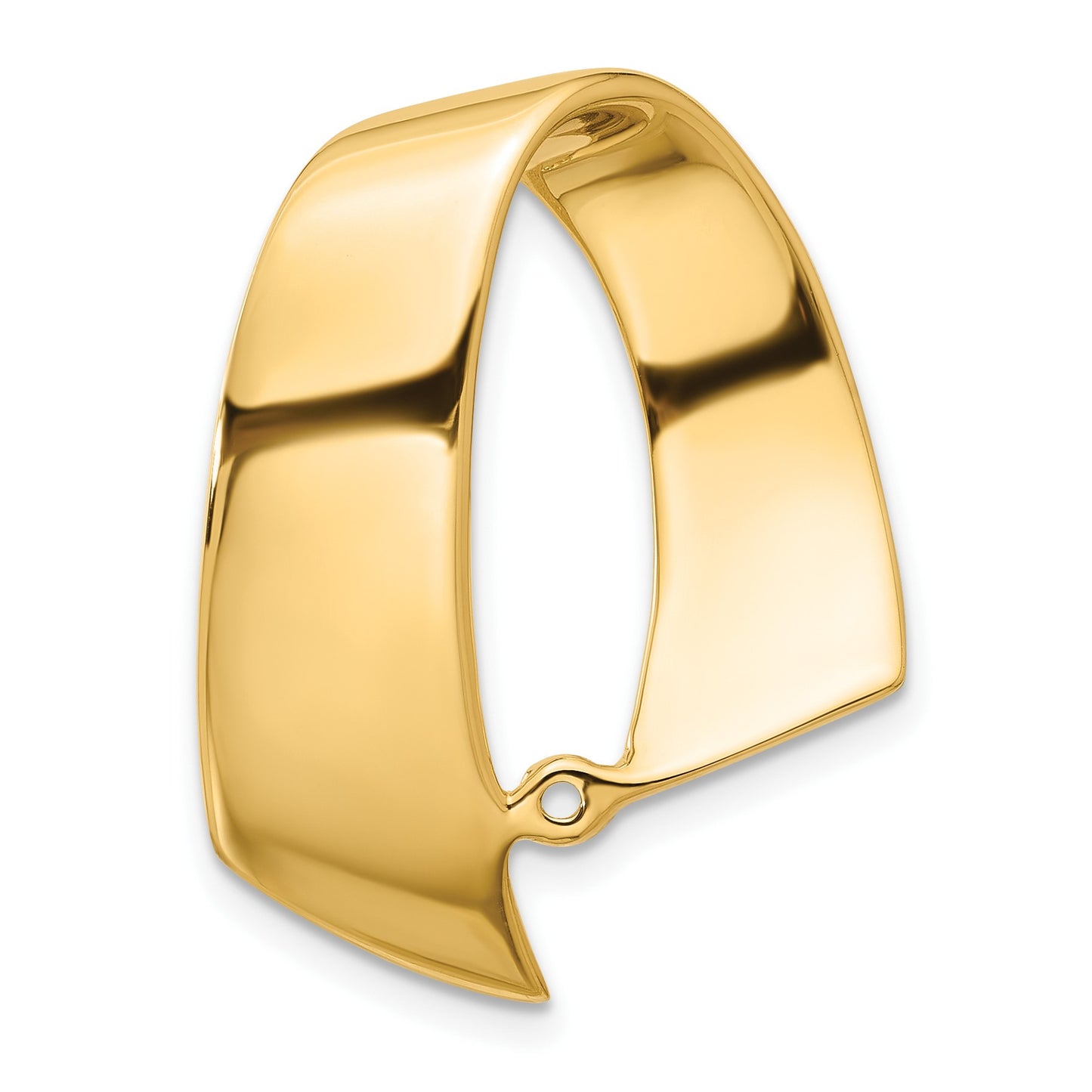 14k Fancy Peg-Set Diamond Slide Mounting Fits up to 10mm Regular/Fancy/Reversible Omega