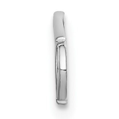 Sterling Silver Rhodium plated Medical ID Plate