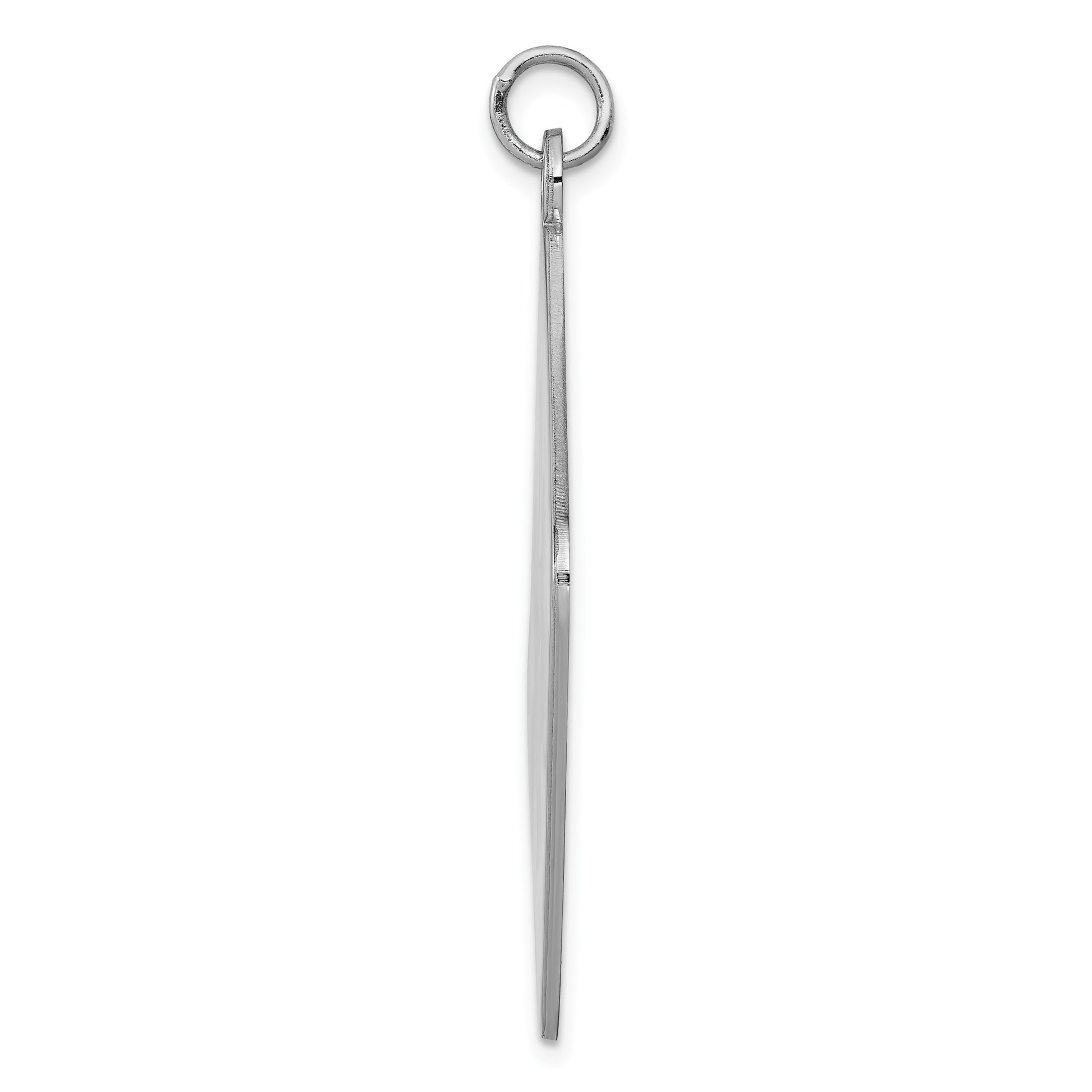 Sterling Silver Rhodium-plated Medical Jewelry Pendant